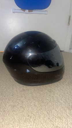 Black Full-Face Motorcycle Helmet