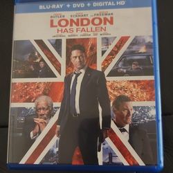 $5 BLU RAY MOVIE. LONDON HAS FALLEN. BLU RAY / DVD ONLY. NO DIGITAL. $5 OR TRADE FOR A MOVIE TITLE I DO NOT ALREADY OWN.