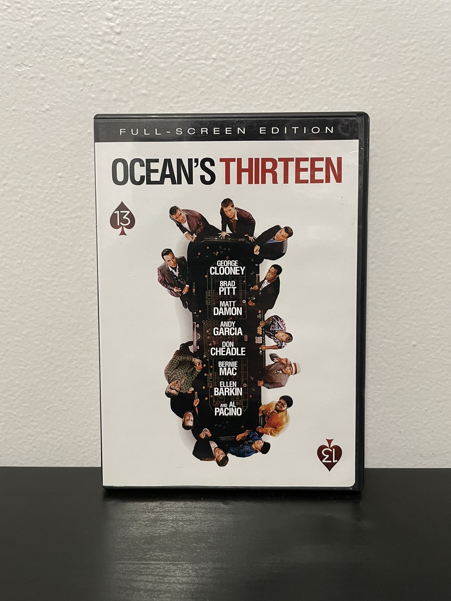 Ocean's Thirteen DVD Full Screen Edition Movie Brad Pitt Matt Damon 2007