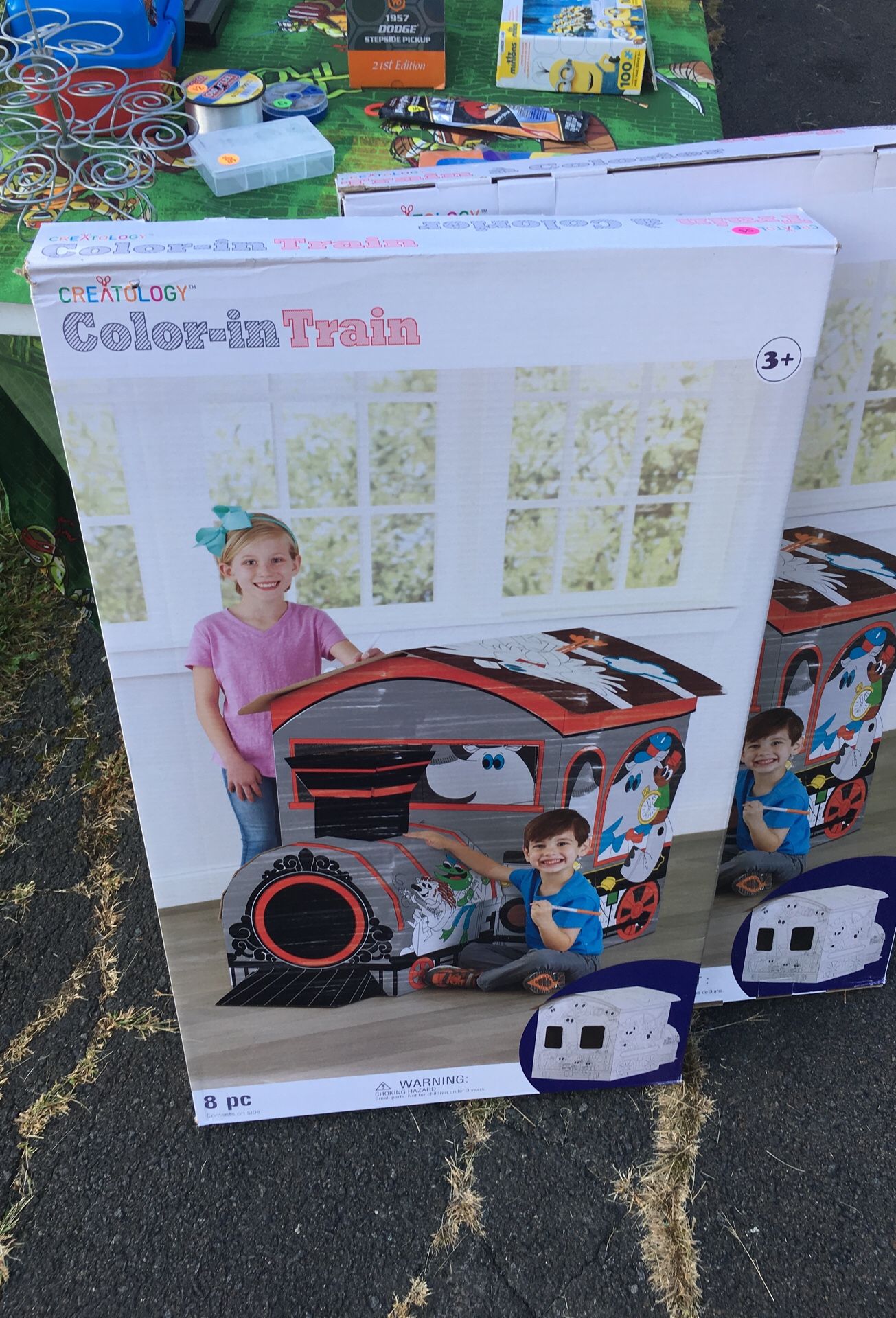 Color-in train