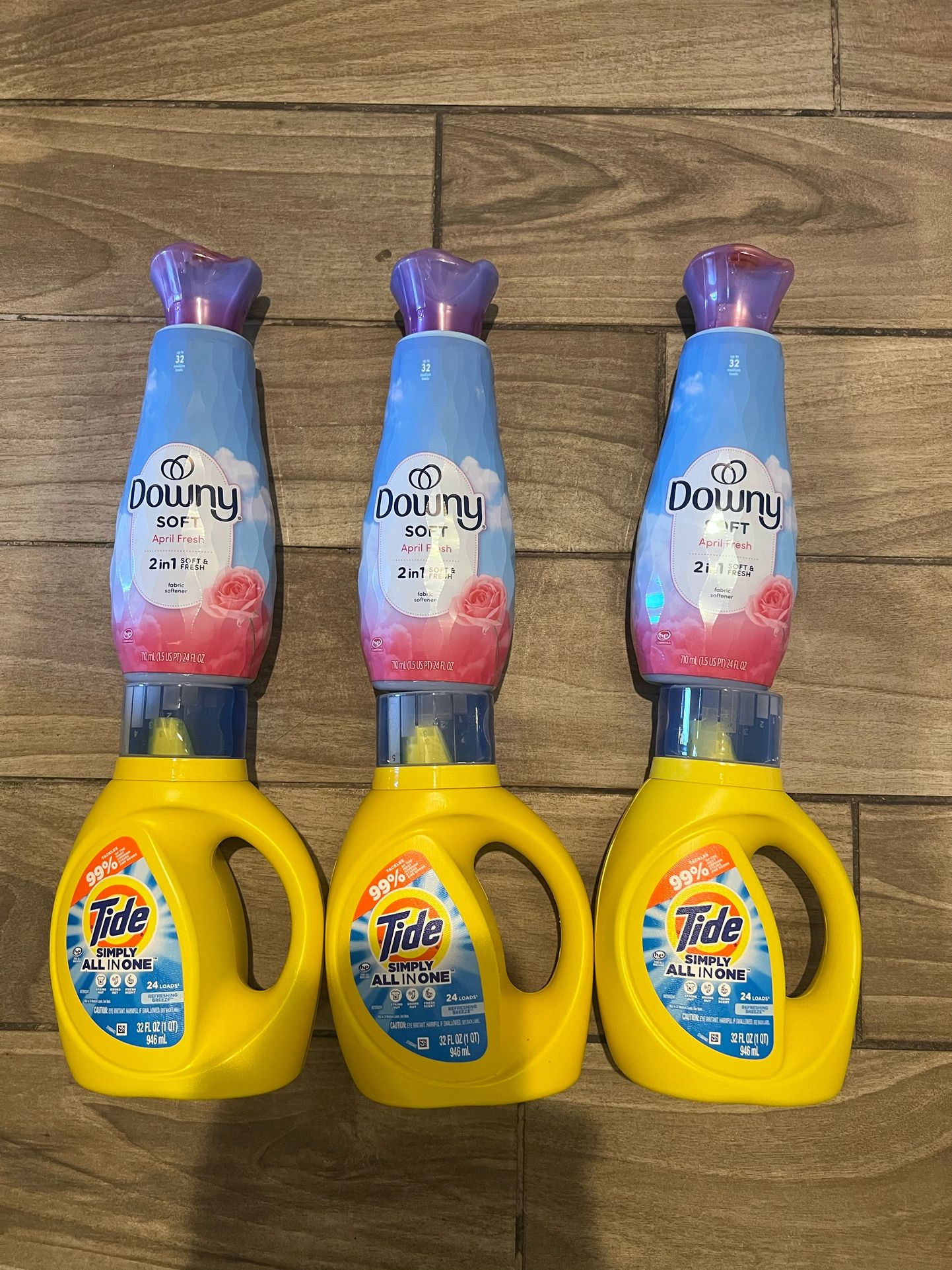 Detergent Tide And Downy All For $20