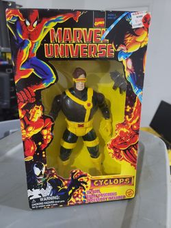 1997 VINTAGE MARVEL UNIVERSE X-MEN CYCLOPS 10 INCH ACTION FIGURE NEW NEVER OPENED