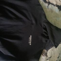 Black Essential Hoodie