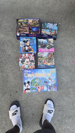 Disney Mickey Mouse Variety Piece Puzzles. Collectors items.