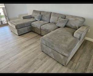 Double chaise sectional