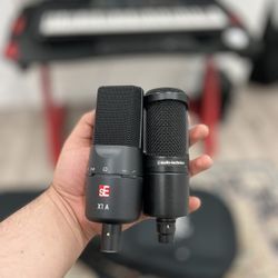 2 Condenser Studio Microphones