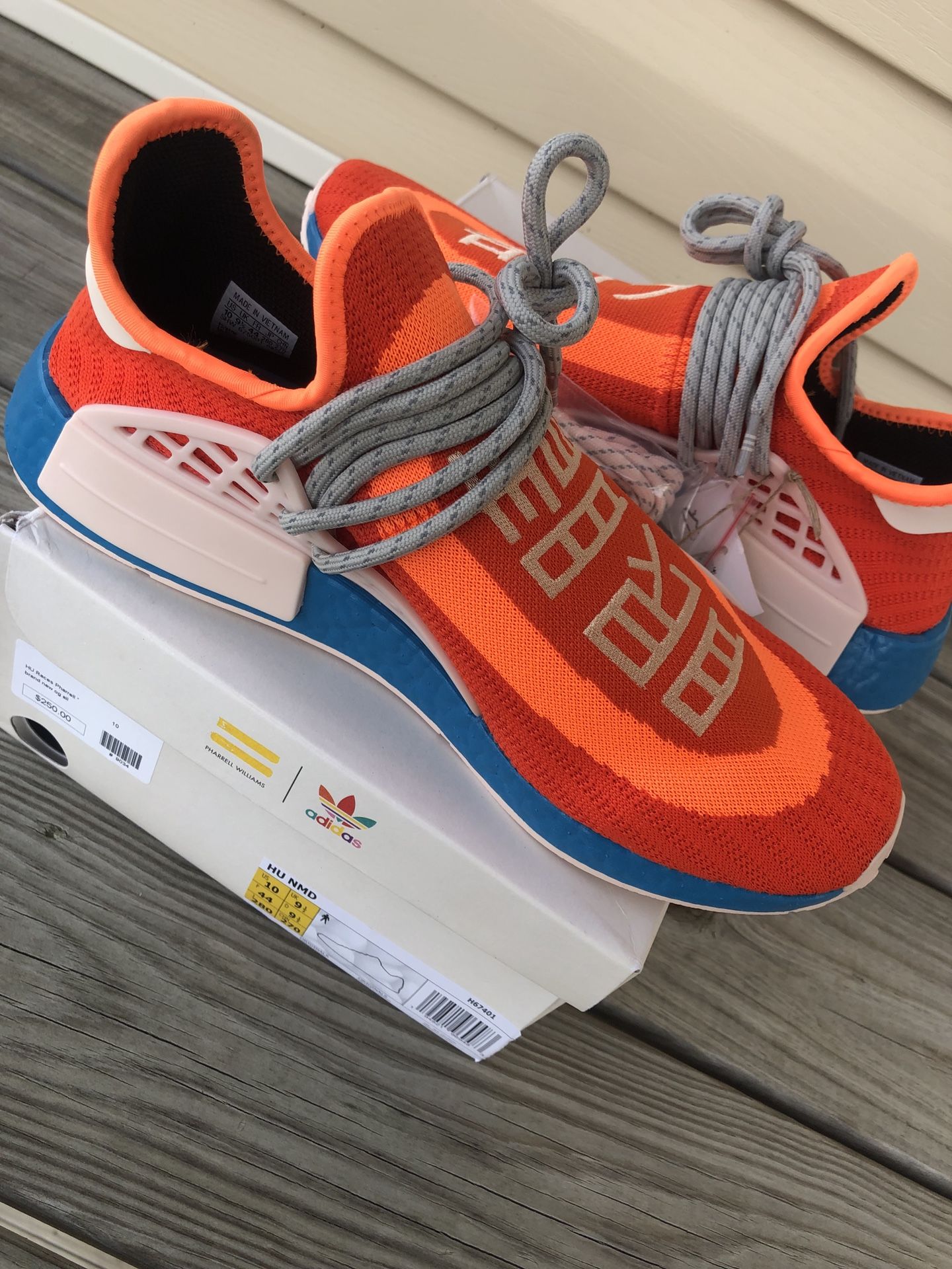 Extra Eye Adidas Nmd Hu Orange Brand New Adidas Pharrell NMD Human
