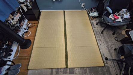 Queen Size Japanese Tatami Mats – Set of 2 – Fits Queen Bed Foundation