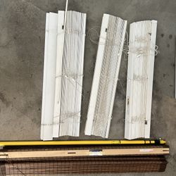 Blinds and Bamboo Shades – $10 for all