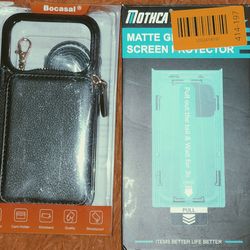 iphone 17 crossbody case with 2 screen protectors