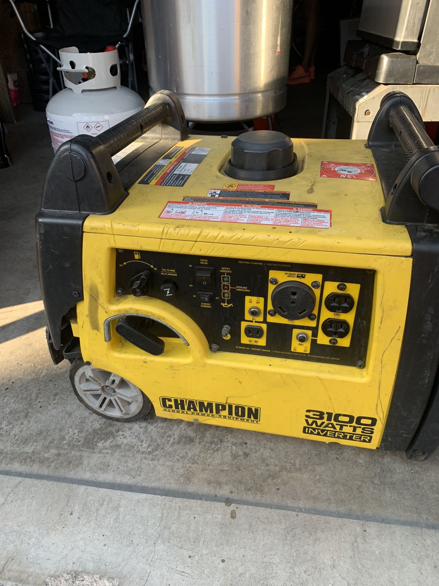 Champion 3100 WATT Inverter Generator.....Works perfect! for Sale in