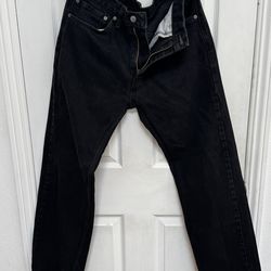 505 Levi’s Black Jeans 34x32