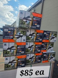 HAMPTON BAY MORLAND 52” SMART CEILING FAN – $85