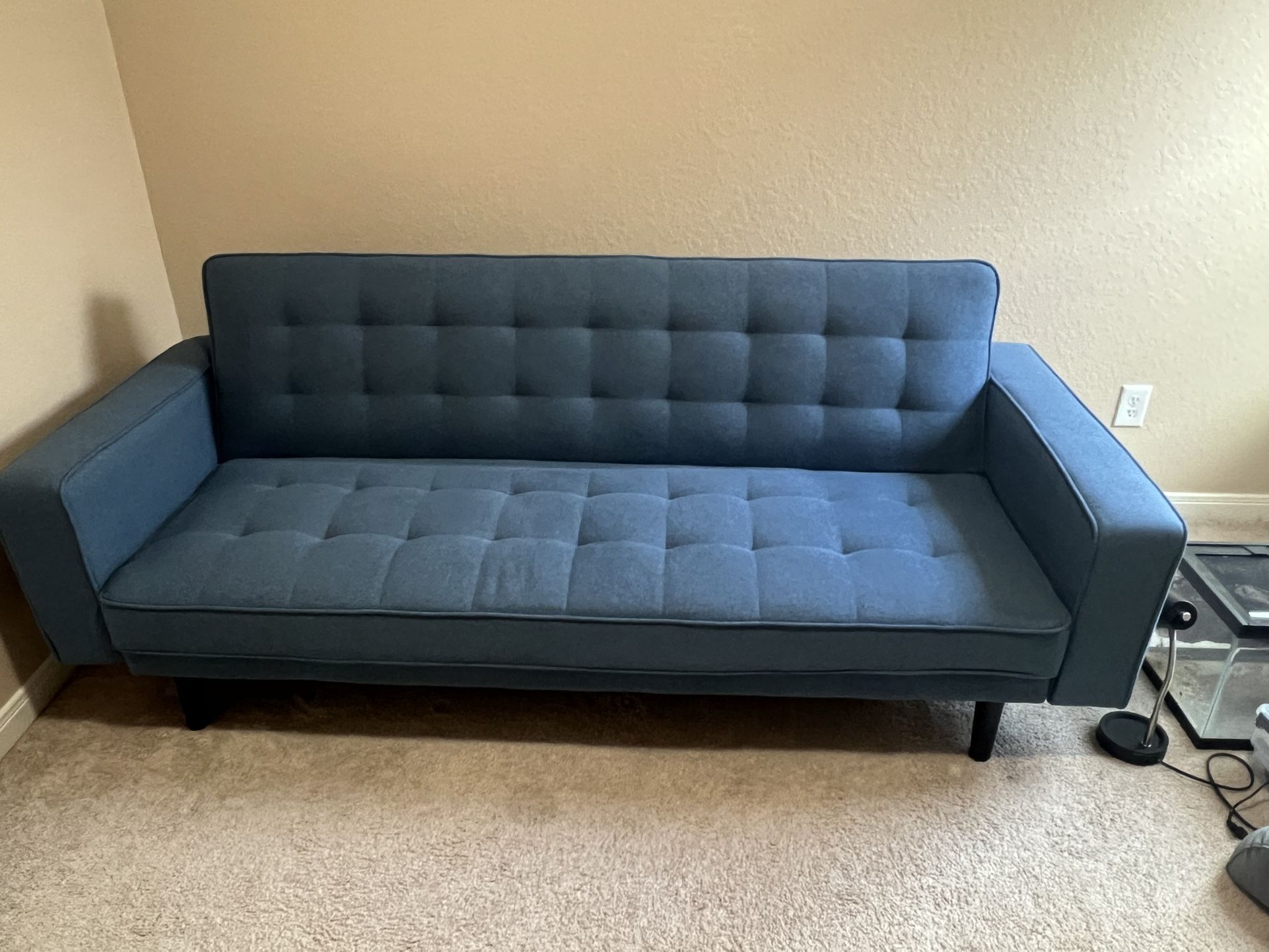 Living Spaces Convertible Futon Sleeper