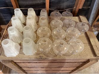 21 Glass light globes - free