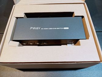 4 in / 2 out KVM Switch 4K HDMI