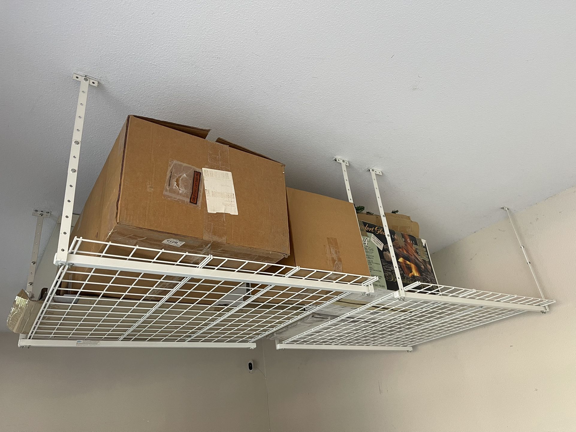 Garage Ceiling Metal Shelves (4)