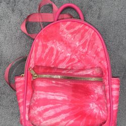 Pink Tie Dye Backpack 