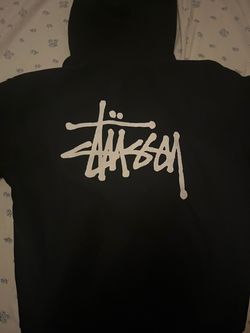 Stussy Black Pullover Hoodie