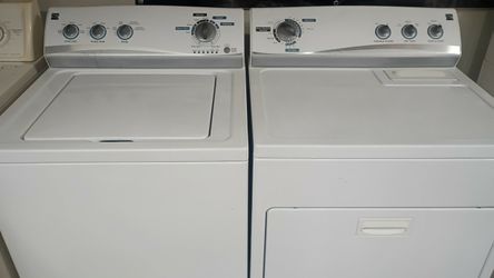 Kenmore washer and gas dryer