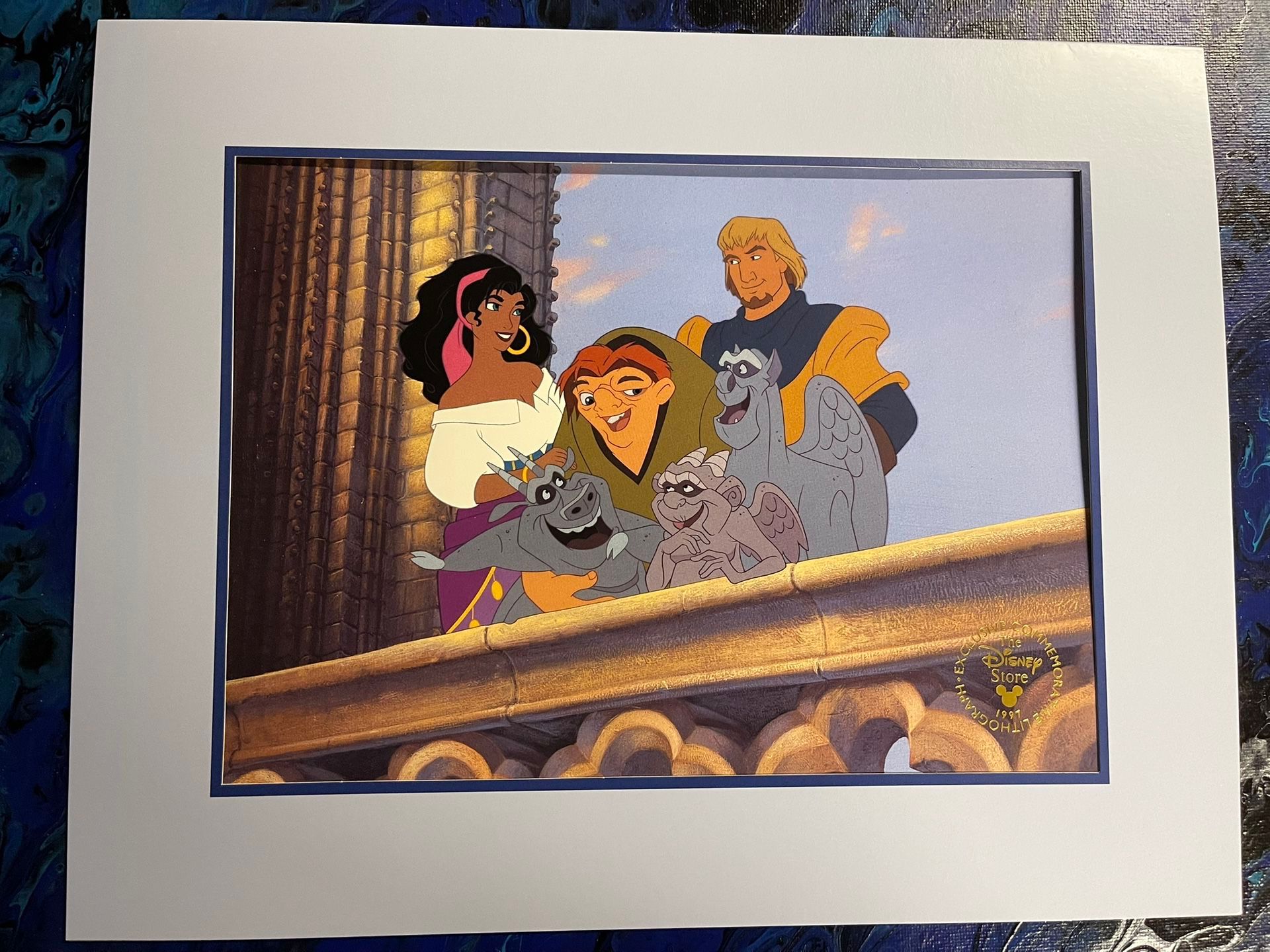 Hunchback of Notre Dame Lithograph