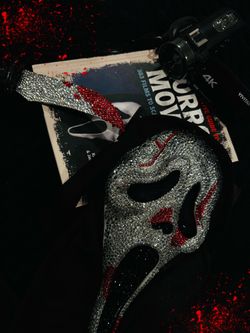 GHOSTFACE RHINESTONE MASK!