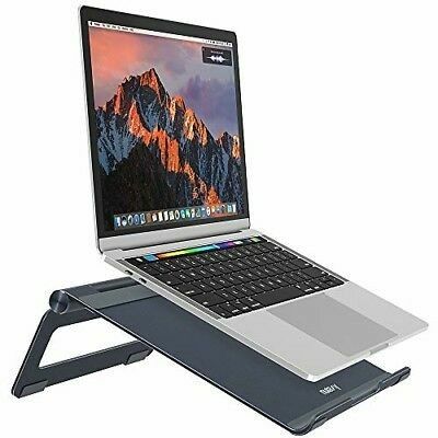 Nulaxy Adjustable Stand, Laptop Table Aluminum Notebook Holder Stand Compatible with Apple MacBook, Air, Pro, Dell XPS, HP, Samsung,