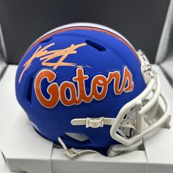 Florida Gator signed mini helmet