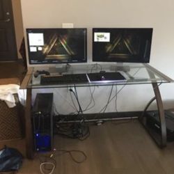 Glass Desk