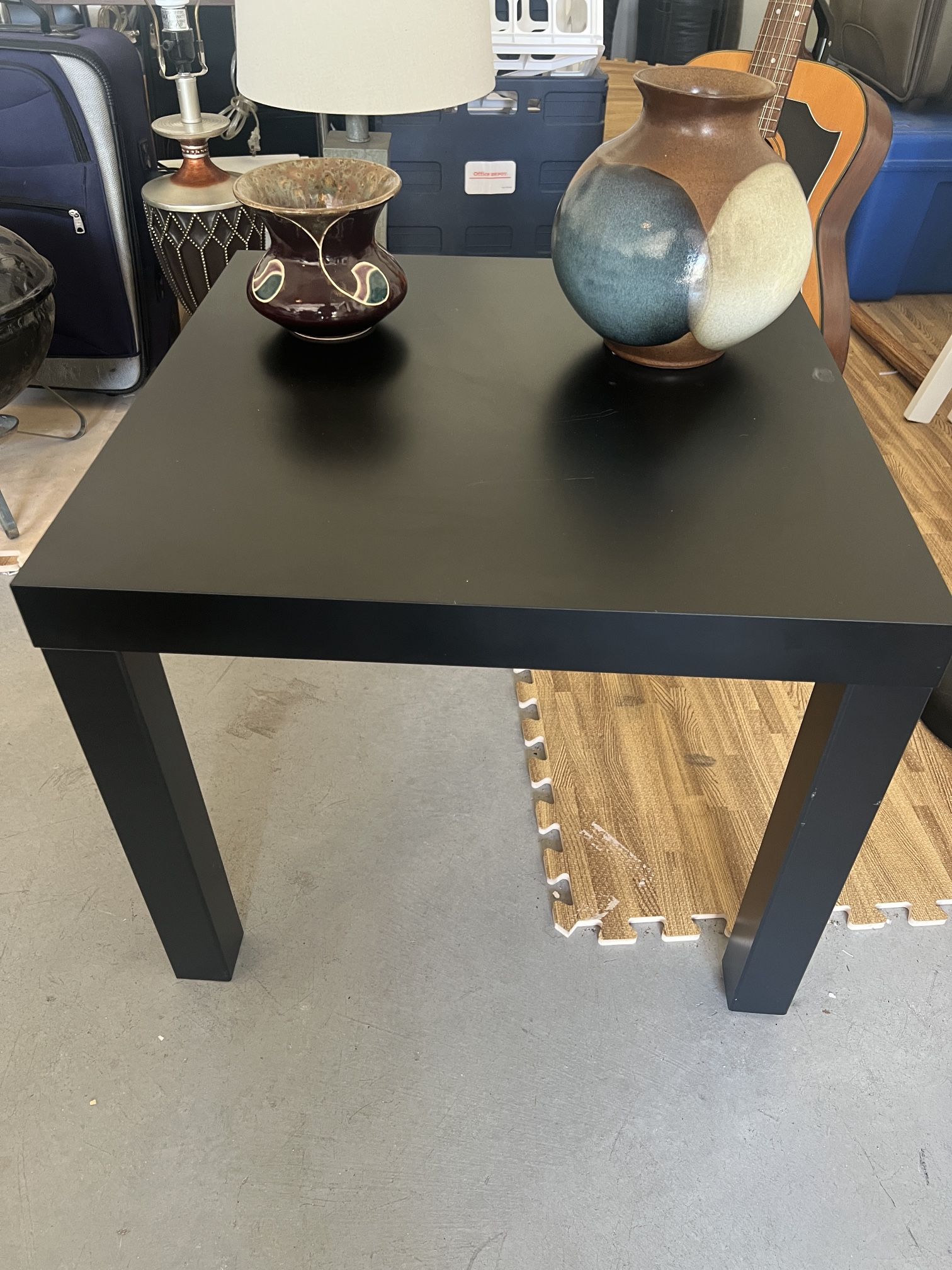 Black Single End Table