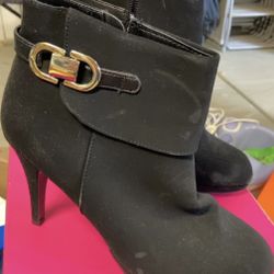 Suede Booties 
