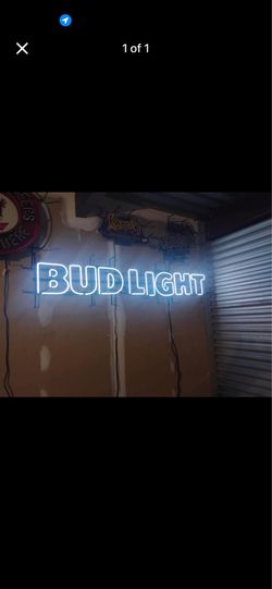 Bud light 6 foot neon