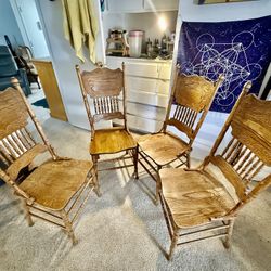 Four Dining Chairs 