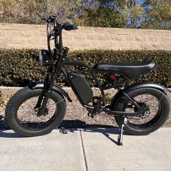 52V/1500W Electric E-bike, 40mph, 20ah Battery/20x4.0 Tire/Hydraulic Brakes