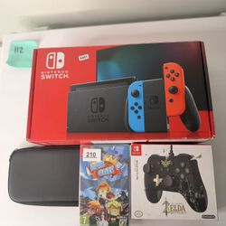 Nintendo Switch v1 CIB And Accessories