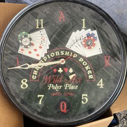 Poker Clock & Decor 