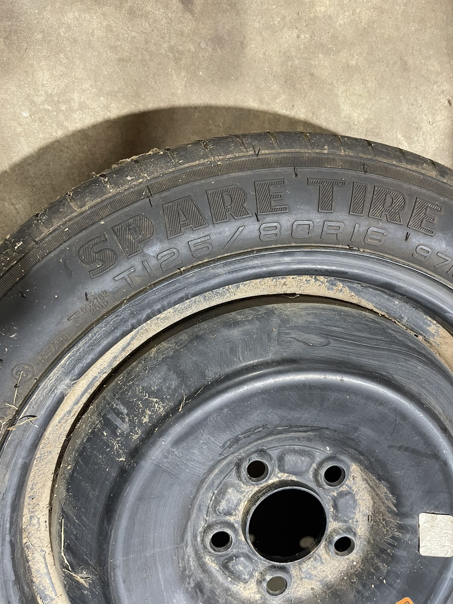 Spare Tire/Ford Fusion