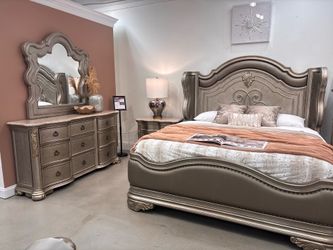 5 pieces king bedroom set