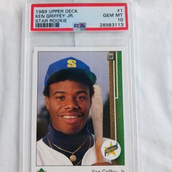 1989 Ken Griffey Jr. Rookie PSA 10
