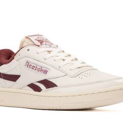 Mens Reebok Club C Revenge Athletic Shoe - Vintage Chalk / Burgundy