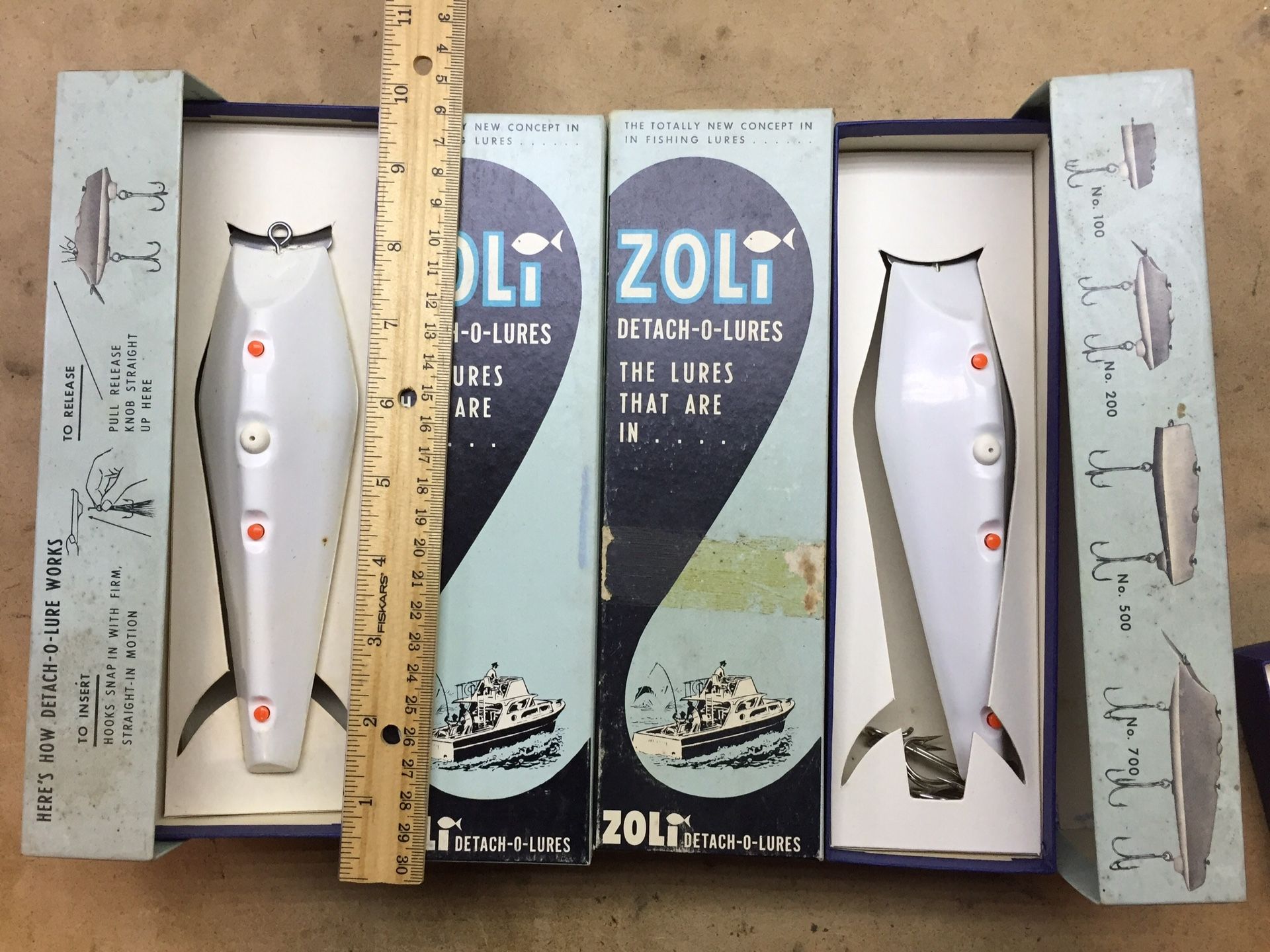 Zoli fishing lures.