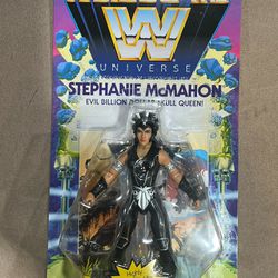 Unpunched Masters of the WWE Universe STEPHANIE MCMAHON Mattel NEW MOTU