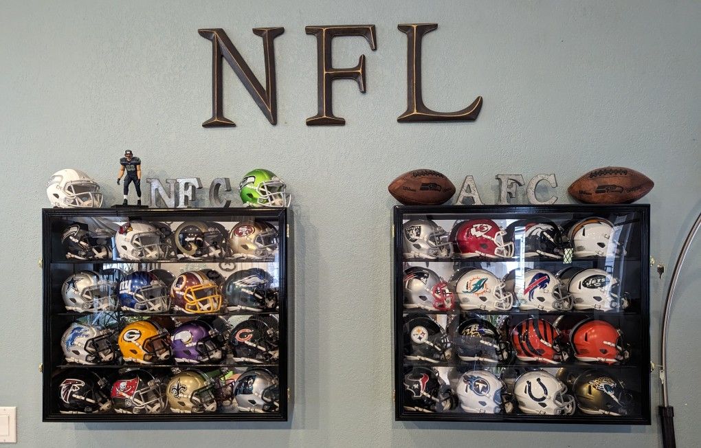 NFL Full Collection of Riddell Mini Speed Helmets