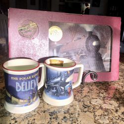 The Polar Express Bundle- Two 3-D Mugs, Ornament, CD & Cassette 