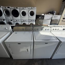 Maytag Commercial Technology Washer and Dryer Set