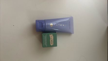 Tatcha rice wash and la mer moisturizing cream