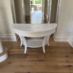 Half Round Table