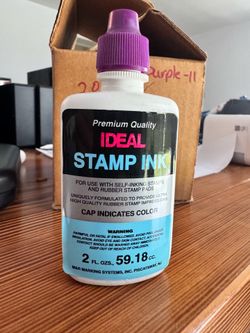Ideal Stamp Ink Bottles (11 Total) – Violet