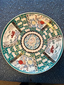 Large Gold Imari Wall Plate