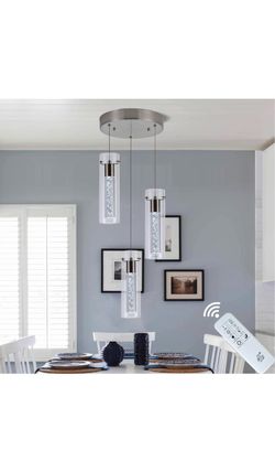 Pendant Light for Kitchen Island with Remote Control